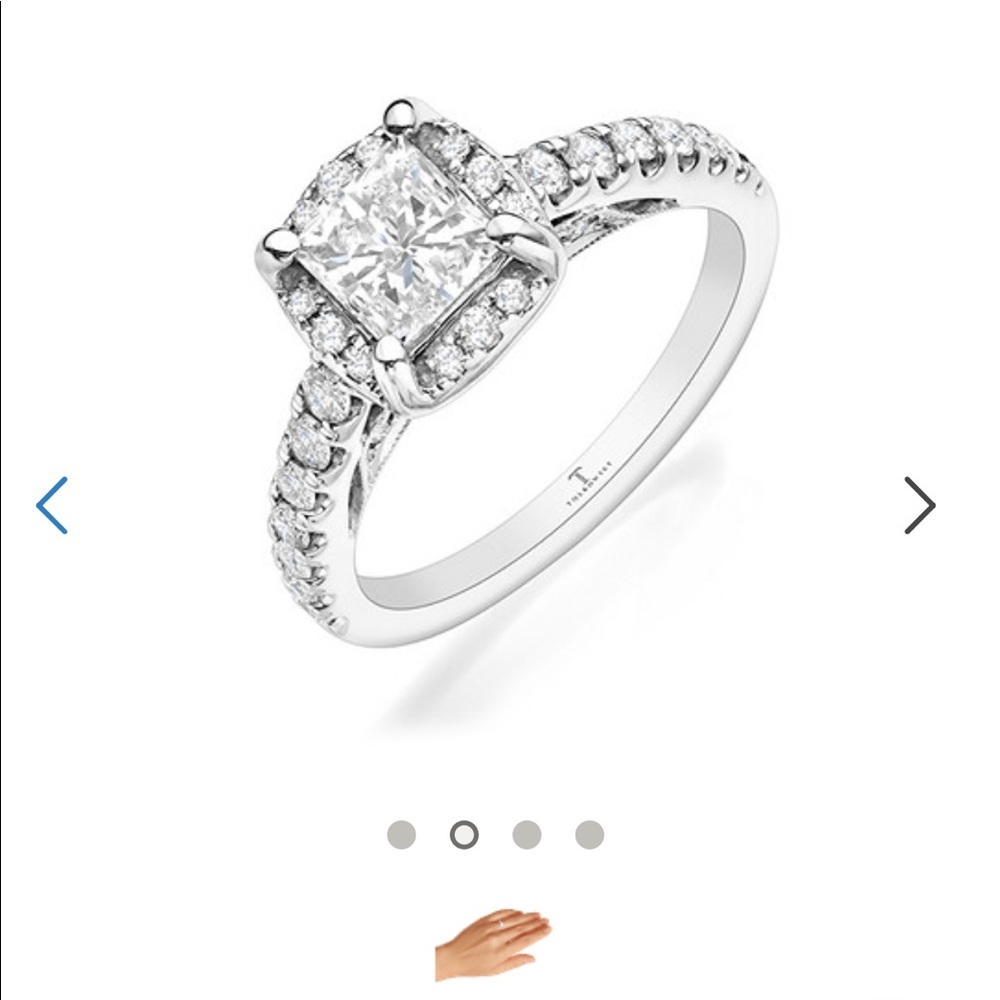 1.5 carat Tolkowsky Engagement Ring